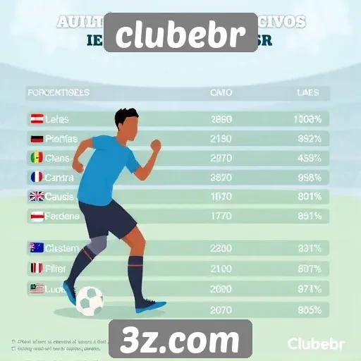 Estatísticas de jogadores ativos no Clubebr