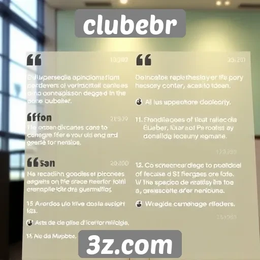 Feedback dos usuários sobre a experiência no Clubebr